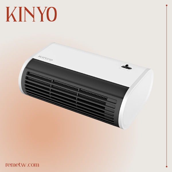 小型/迷你電暖器推薦：KINYO 迷你立臥兩用電暖器 EH-80 NT$890