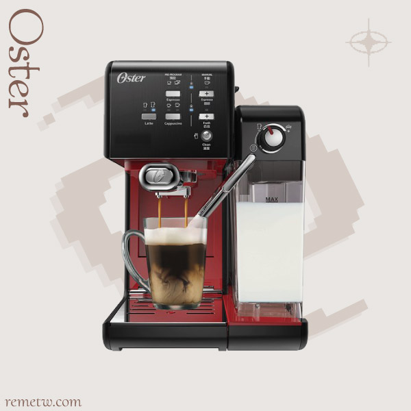 膠囊咖啡機推薦：美國Oster 5+隨享義式咖啡機 NT$6,990