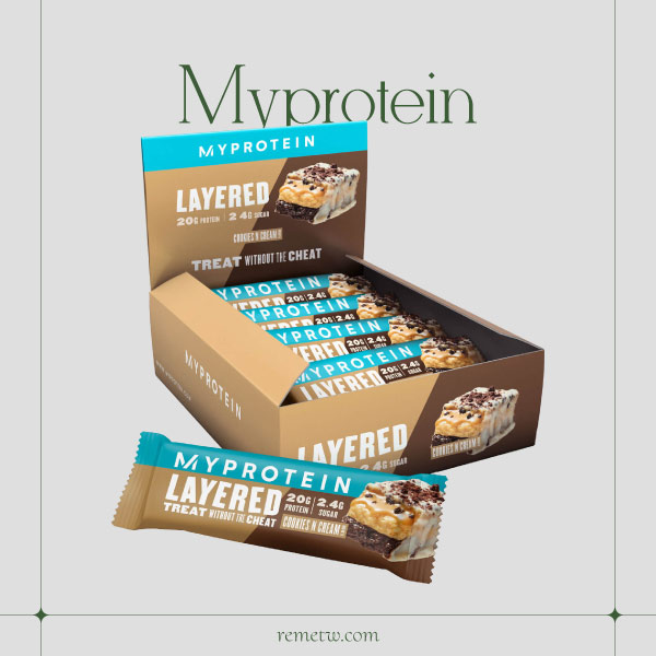 高蛋白零食推薦－Myprotein 六層夾心高蛋白棒 NT$664