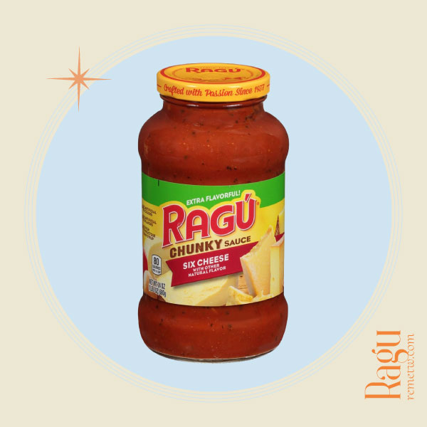全聯/家樂福義大利麵醬推薦：Ragu綜合起司口味義大利麵醬550g/NT$155