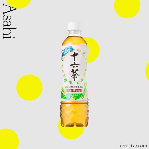 消水腫茶飲推薦：Asahi 十六茶 530ml/NT$25