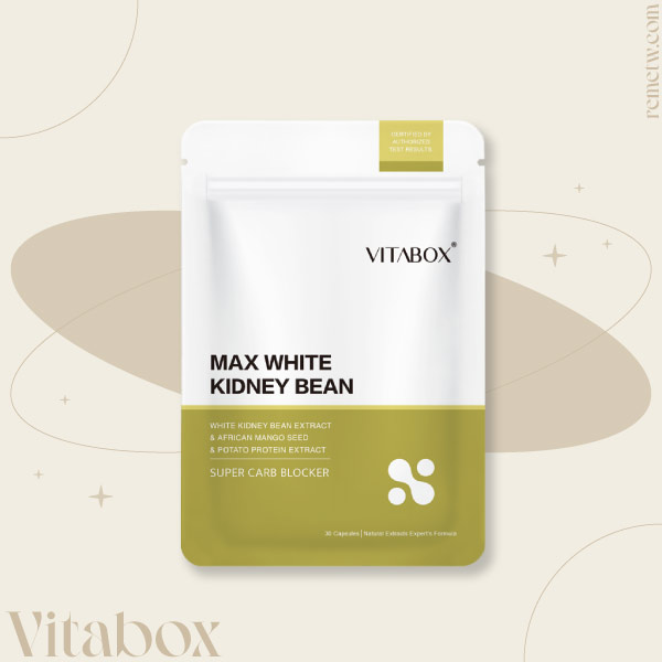 減肥保健食品推薦：維他盒子Vitabox美國高效白腎豆+非洲芒果籽+馬鈴薯萃取物(第三代) 30粒 / NT$590
