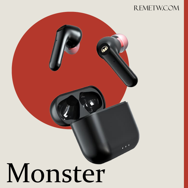 降躁藍牙耳機推薦5：Monster Clarity 6.0 ANC主動降噪真無線藍牙耳機 NT$2,990