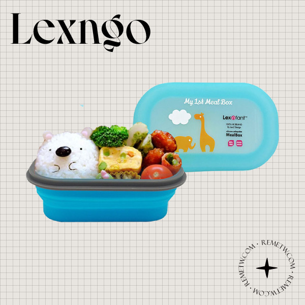 兒童便當盒推薦5：Lexngo兒童矽膠餐盒 NT$428