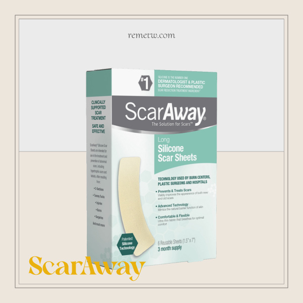 除疤痕貼片推薦：ScarAway培瑞克 疤痕護理矽膠貼片 NT$533