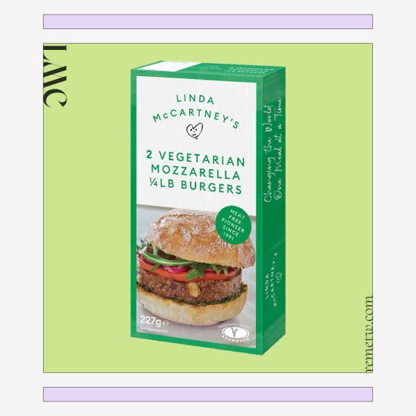 未來肉/植物肉推薦：英國Linda McCartney’s 莫札瑞拉蔬食漢堡排 227g/NT$169