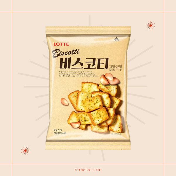 韓國必買零食推薦－Lotte樂天 麵包餅