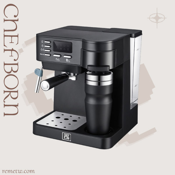 膠囊咖啡機推薦：CHEFBORN韓國天廚 ESTO多功能半自動義式咖啡機 NT$5,680