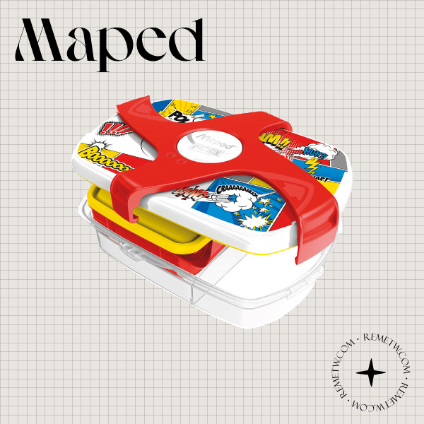 兒童便當盒推薦6：Maped輕鬆開兒童子母餐盒1.78L NT$418