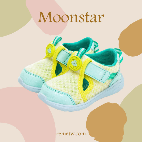 嬰兒學步鞋品牌推薦－Moonstar 玩耍速乾速洗樂系列-2E速乾寶寶鞋 NT$1480