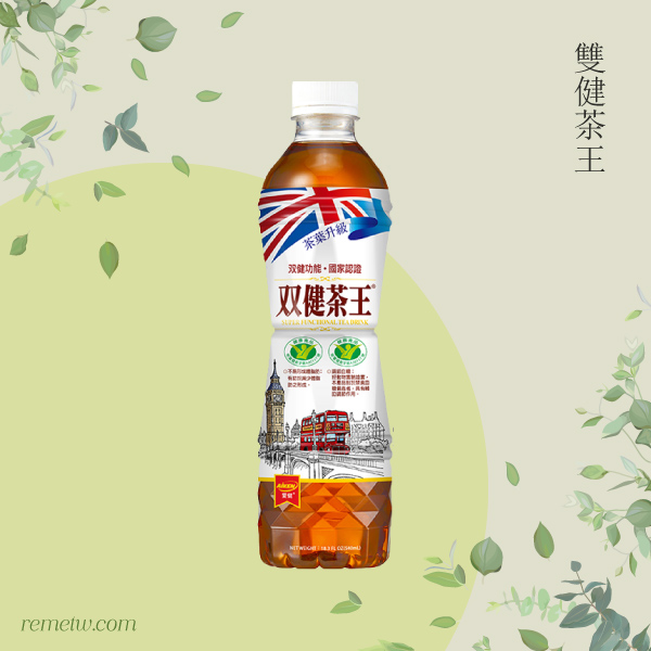超商無糖茶飲料推薦：雙健茶王蜜香烏龍 530ml / NT$23