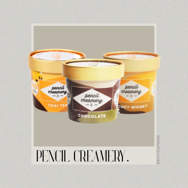 低卡冰淇淋推薦：PENCIL CREAMERY高蛋白冰淇淋　100g/NT$85 115大卡