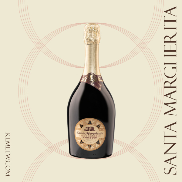 全聯好市多甜白酒推薦：Santa Margherita Prosecco 氣泡葡萄酒 750ml/NT$399