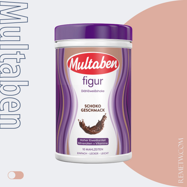 代餐奶昔推薦：Multaben45%高蛋白減肥代餐奶昔 巧克力口味 430g / 約NT$580