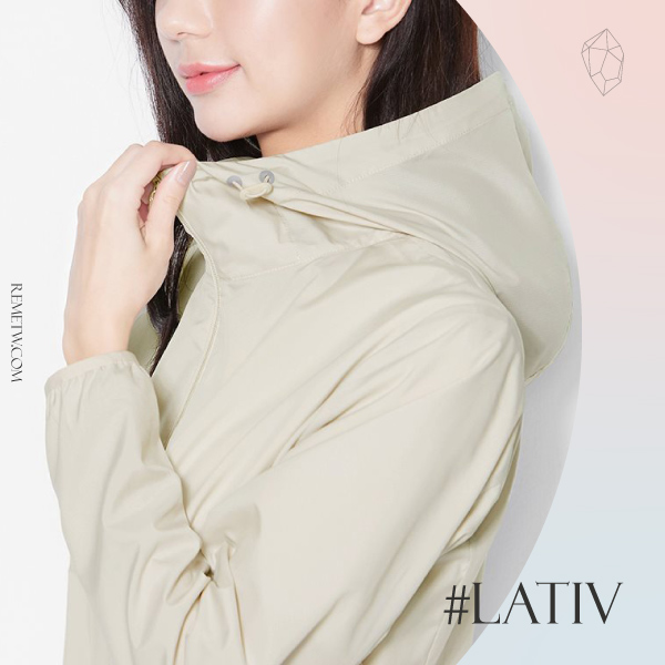 抗UV防曬外套推薦1：Lativ-抗UV輕型風衣外套